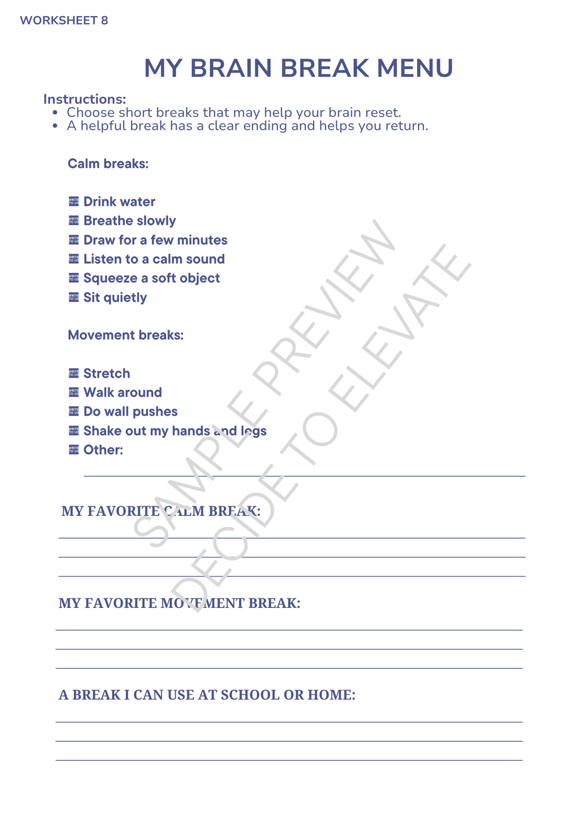 THE START, FOCUS & FINISH TOOLKIT