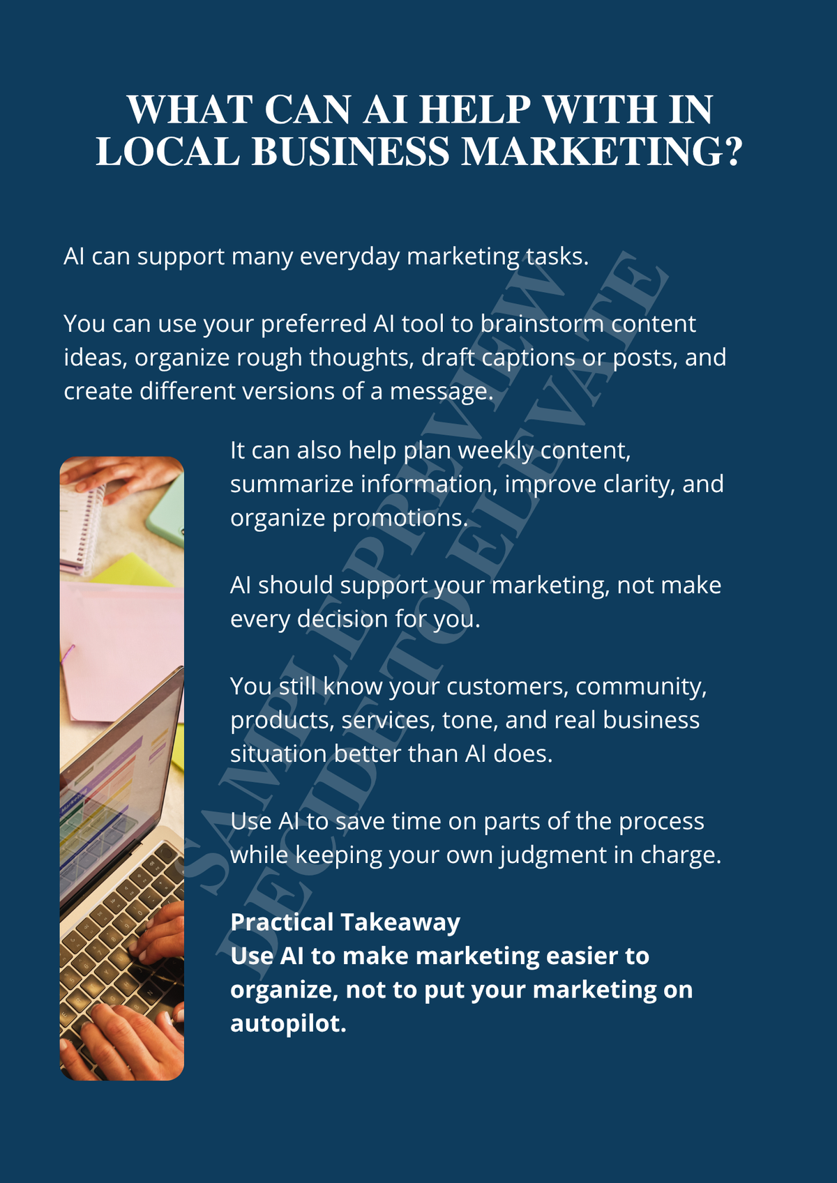 THE LOCAL BUSINESS AI MARKETING STARTER KIT
