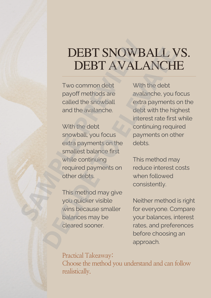 THE IRREGULAR INCOME DEBT PAYOFF ROADMAP