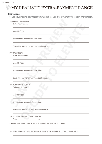 THE IRREGULAR INCOME DEBT PAYOFF ROADMAP