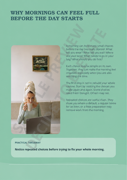 THE MORNING DECISION RESET